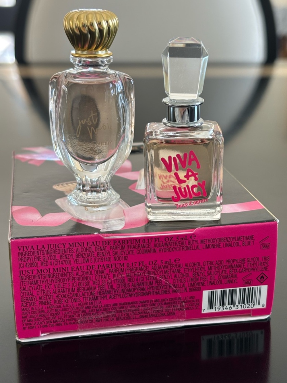 Juicy Couture Duo - Mini EDP Viva La Juicy & Just Moi - Picture 2 of 8
